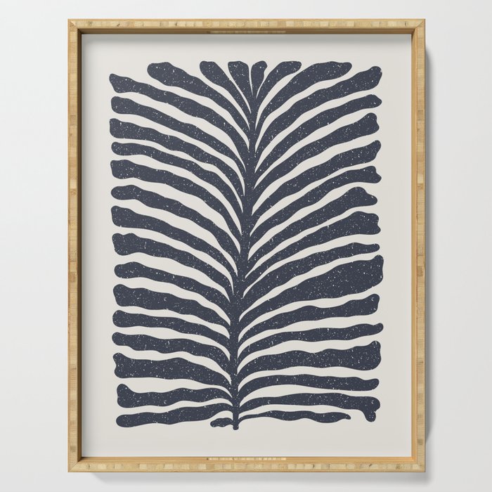 Blue Plant #1 Serving Tray Gallery Image 1