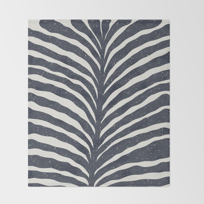 Blue Plant #1 Throw Blanket Gallery Image 2