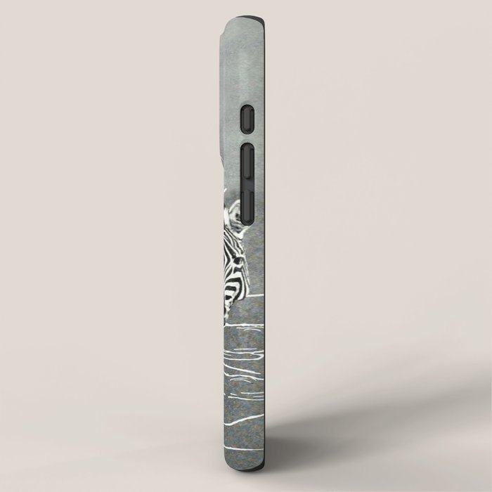 My zebra and I iPhone Case Gallery Image 2