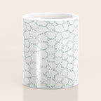 Abstract organic dots - dusty mint - pastel muted green pattern Coffee Mug Gallery Image 4