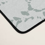 Abstract organic dots - dusty mint - pastel muted green pattern Desk Mat Gallery Image 4