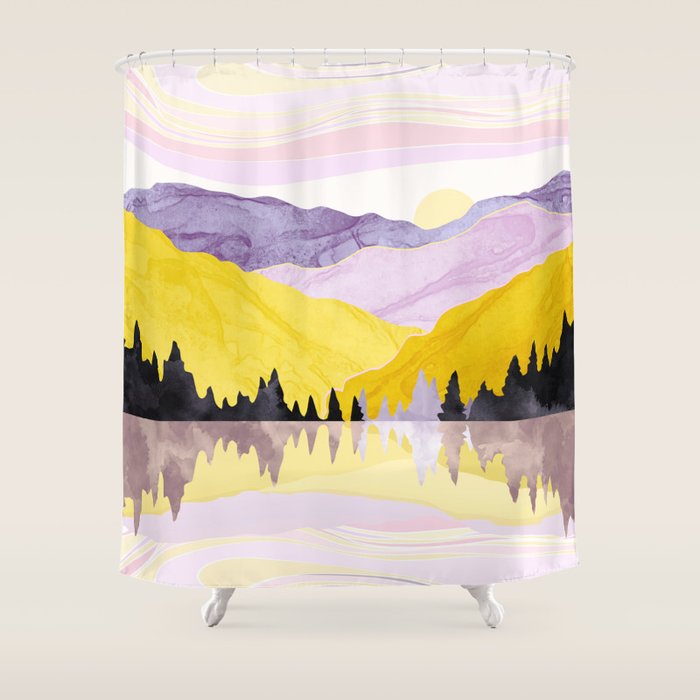 Spring Lake Shower Curtain Gallery Image 1