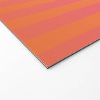 Dreamy Future Stripes Hot Pink and Orange Gradient Ombre Pattern Welcome Mat Gallery Image 2