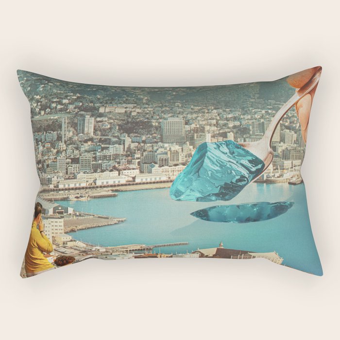 Jello Bay - Jelly Seaside Rectangular Pillow Gallery Image 1