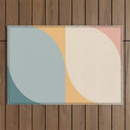 Almond Abstract XIII Outdoor Rug Gallery Image 1