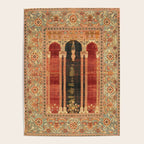 16th Century Carpet with Triple-Arch Design Turkish Print Poster Gallery Image 4