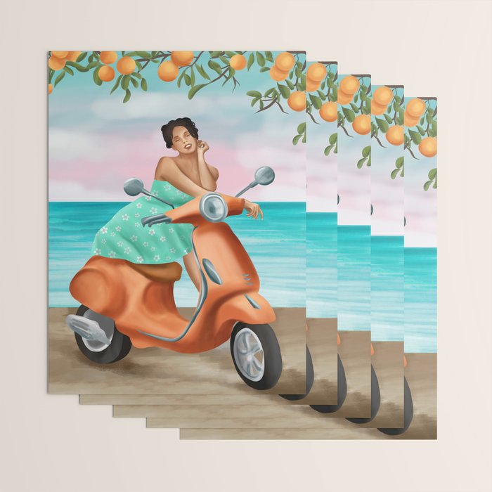 Seaside Reverie Wrapping Paper Gallery Image 3
