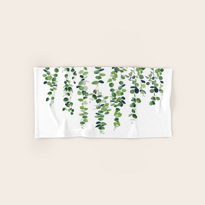 Eucalyptus Garland  Bath Towel Gallery Image 1