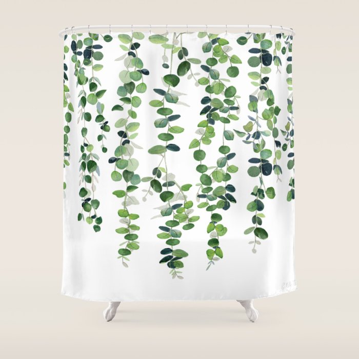 Eucalyptus Garland  Shower Curtain Gallery Image 1