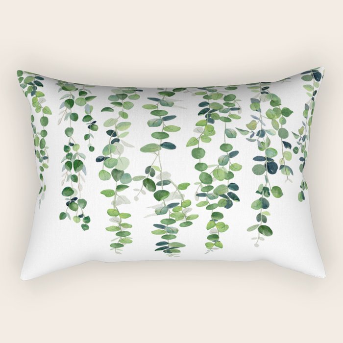 Eucalyptus Garland  Rectangular Pillow Gallery Image 2