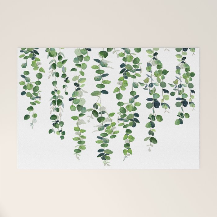 Eucalyptus Garland  Welcome Mat Gallery Image 1