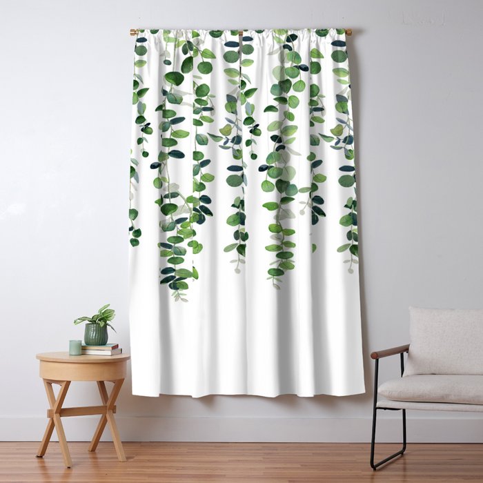 Eucalyptus Garland  Window Curtain Gallery Image 1