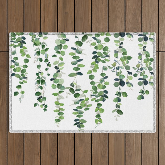 Eucalyptus Garland  Outdoor Rug Gallery Image 1