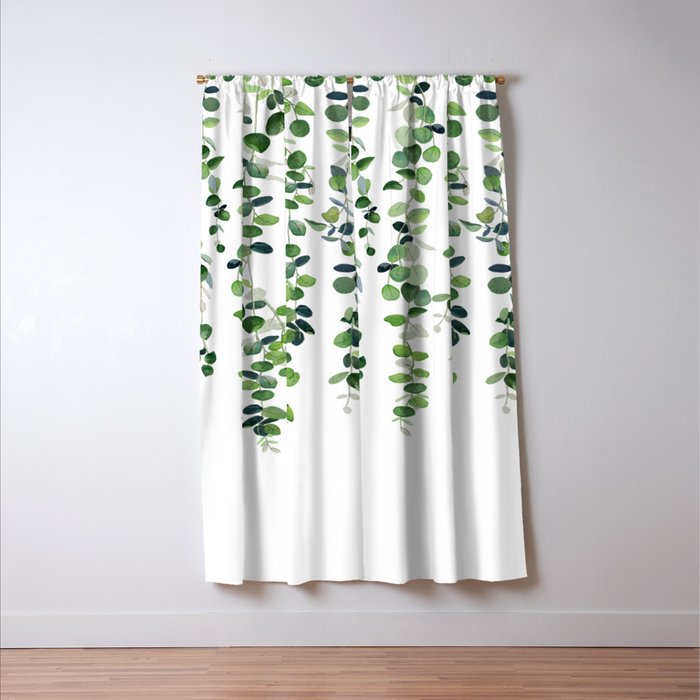 Eucalyptus Garland  Window Curtain Gallery Image 3