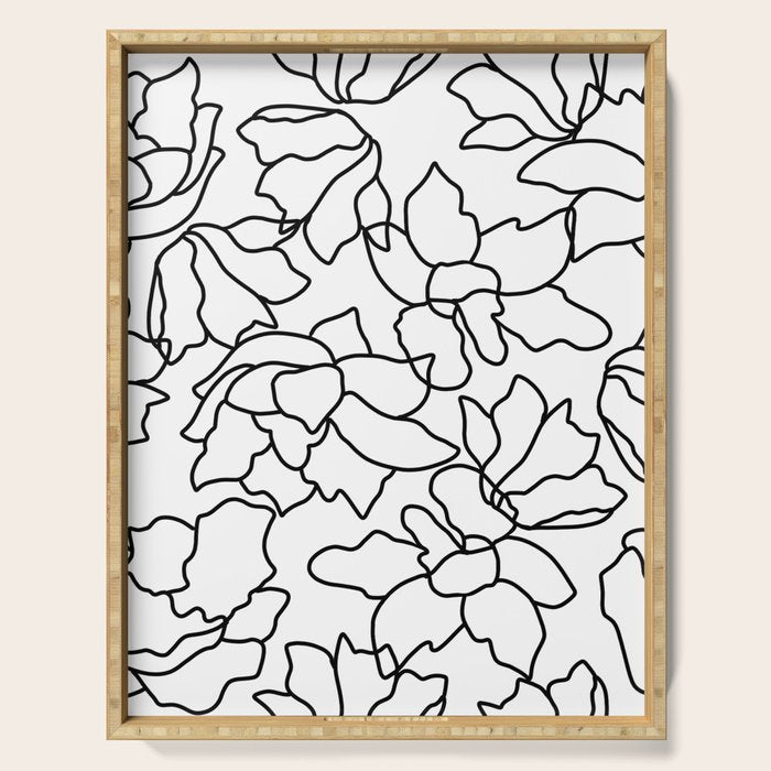 Isla #illustration #drawing Serving Tray Gallery Image 1