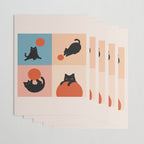 Cat and Sun 2x2 Wrapping Paper Gallery Image 3