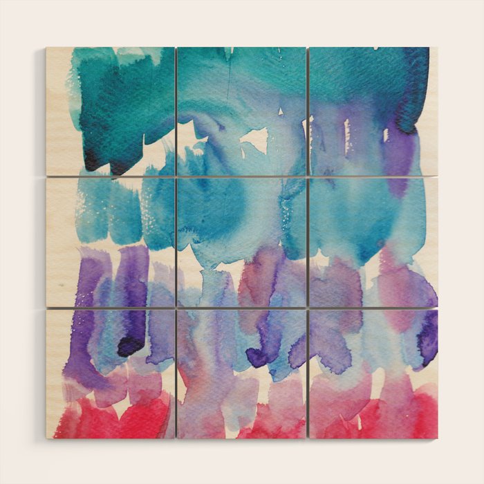 15  Watercolor November 2021 211130 Painting Valourine Original Design Color Bright Modern Contemporary  Wood Wall Art Gallery Image 1