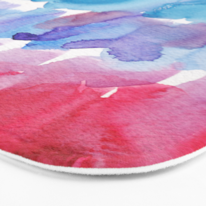 15  Watercolor November 2021 211130 Painting Valourine Original Design Color Bright Modern Contemporary  Bath Mat Gallery Image 3
