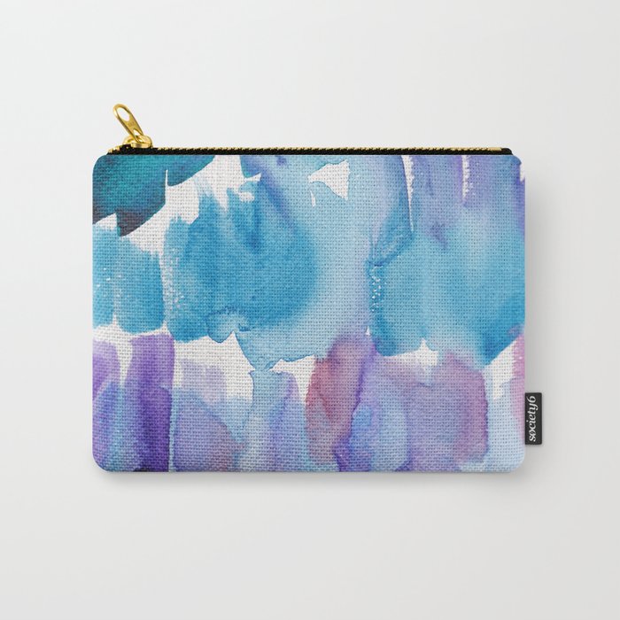 15  Watercolor November 2021 211130 Painting Valourine Original Design Color Bright Modern Contemporary  Carry All Pouch Gallery Image 1