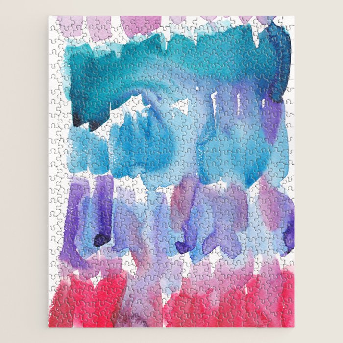 15  Watercolor November 2021 211130 Painting Valourine Original Design Color Bright Modern Contemporary  Jigsaw Puzzle Gallery Image 1