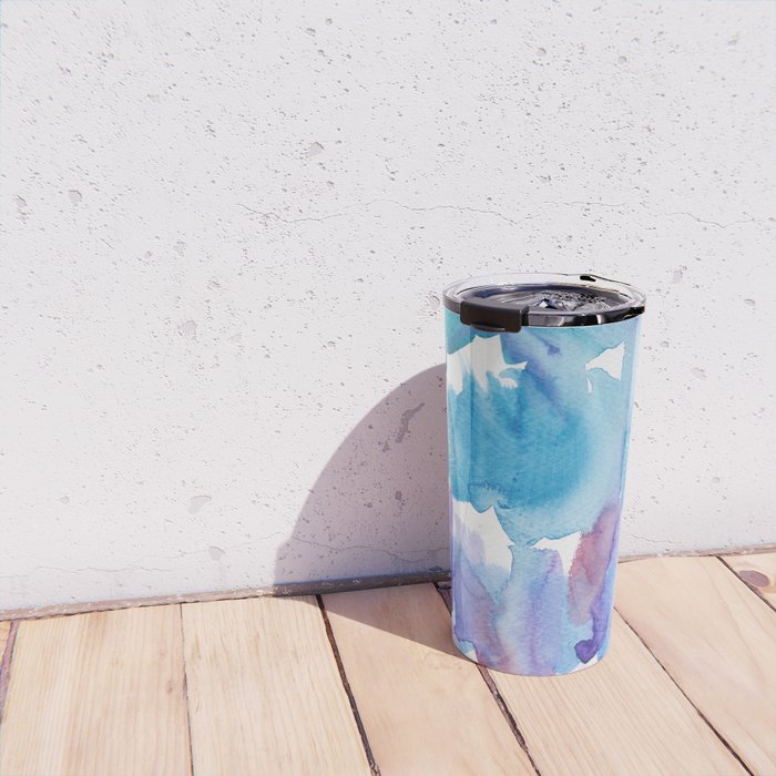 15  Watercolor November 2021 211130 Painting Valourine Original Design Color Bright Modern Contemporary  Travel Mug Gallery Image 4