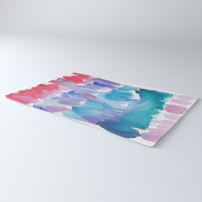 15  Watercolor November 2021 211130 Painting Valourine Original Design Color Bright Modern Contemporary  Rug Gallery Image 3