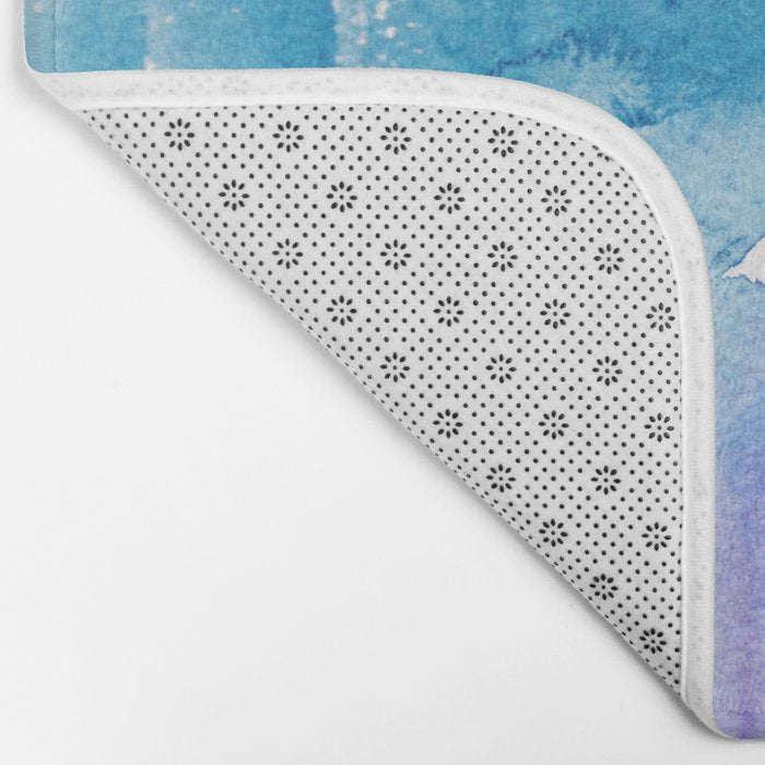 15  Watercolor November 2021 211130 Painting Valourine Original Design Color Bright Modern Contemporary  Bath Mat Gallery Image 2