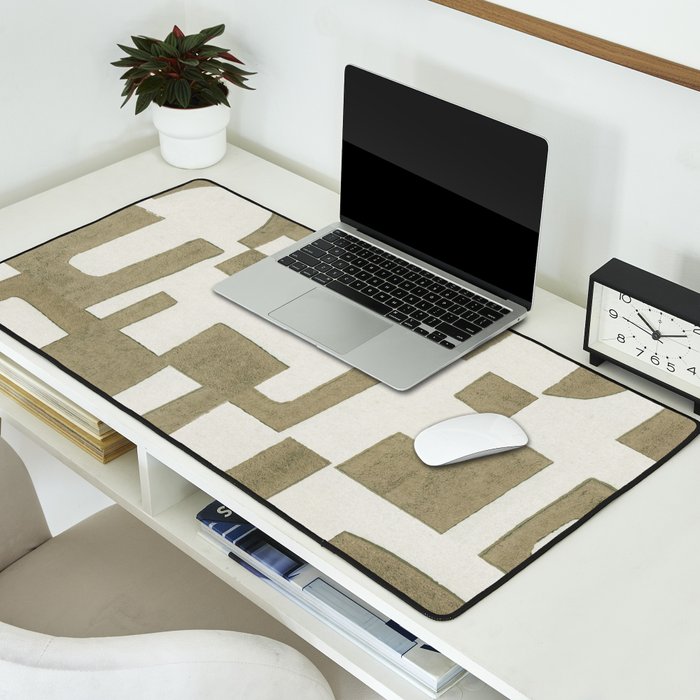 Sage Green Puzzle Desk Mat Gallery Image 2