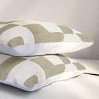 Sage Green Puzzle Pillow Sham Gallery Image 3