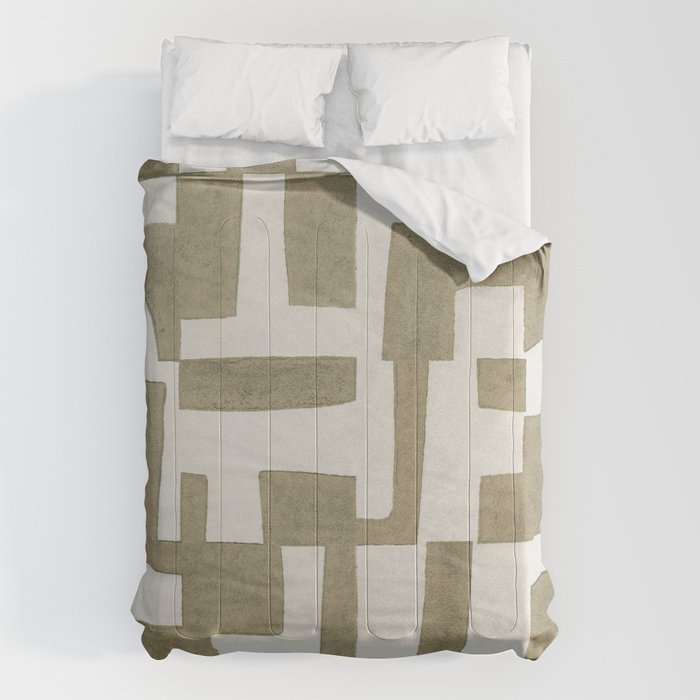 Sage Green Puzzle Comforter Gallery Image 1