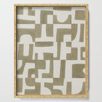 Sage Green Puzzle Serving Tray Gallery Image 1