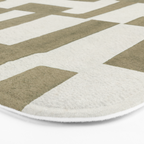 Sage Green Puzzle Bath Mat Gallery Image 3