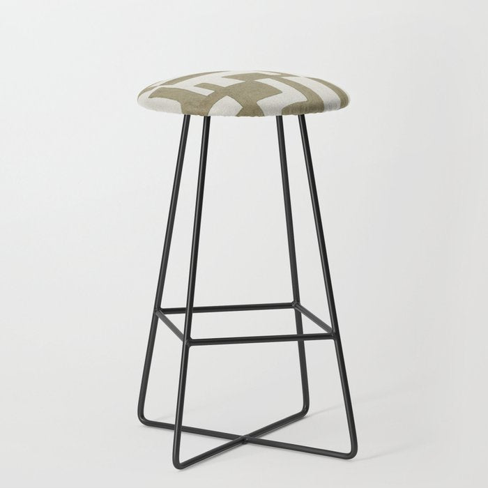 Sage Green Puzzle Stool Gallery Image 1