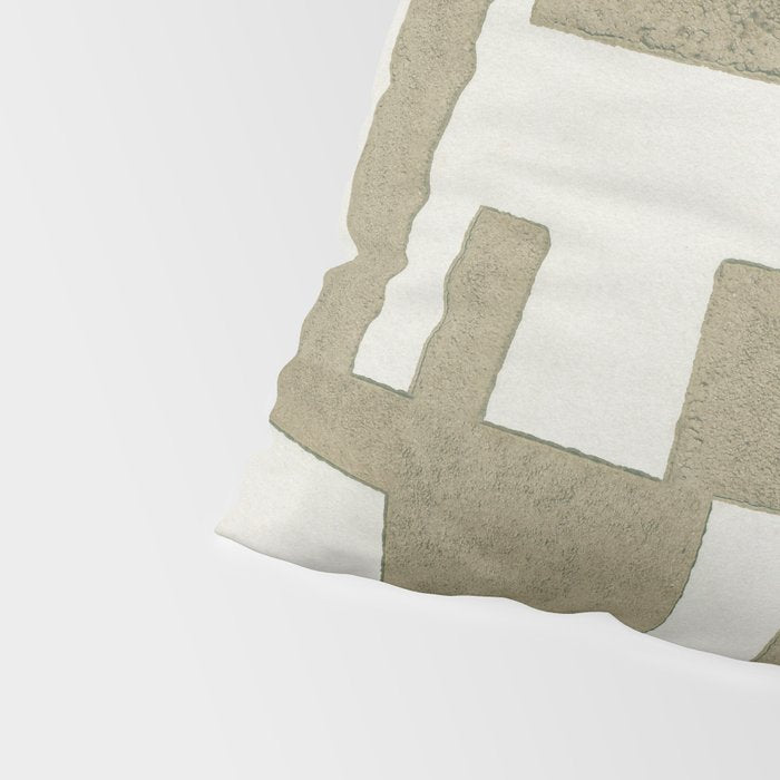 Sage Green Puzzle Pillow Sham Gallery Image 4