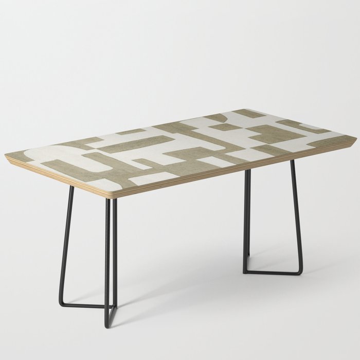 Sage Green Puzzle Coffee Table Gallery Image 1