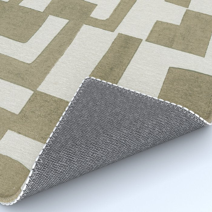 Sage Green Puzzle Rug Gallery Image 4