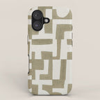 Sage Green Puzzle iPhone Case Gallery Image 1