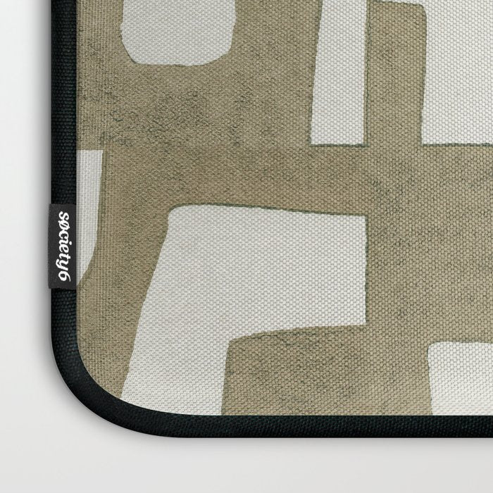 Sage Green Puzzle Laptop Sleeve Gallery Image 3
