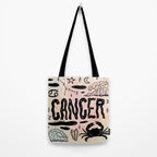 Celestial Cancer Tote Bag Gallery Image 2