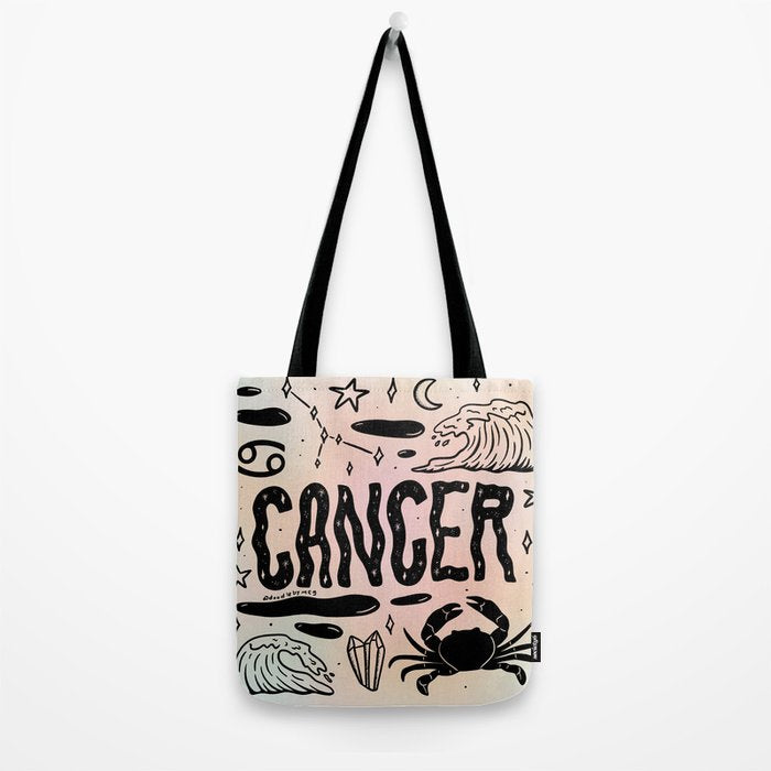 Celestial Cancer Tote Bag Gallery Image 2