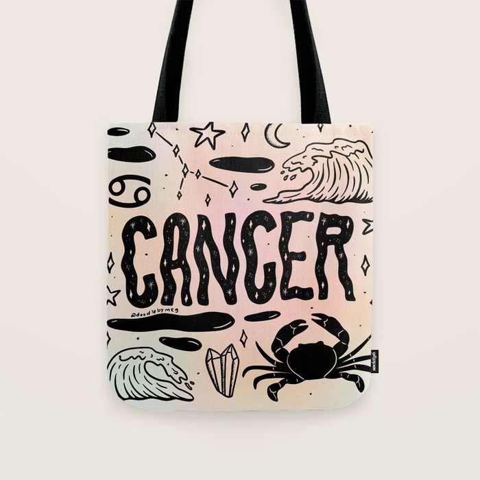 Celestial Cancer Tote Bag Gallery Image 1