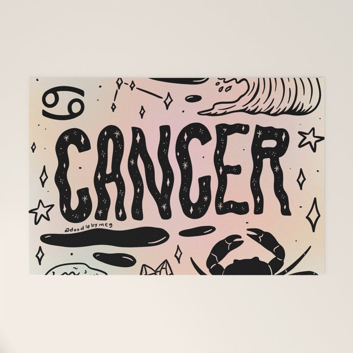Celestial Cancer Welcome Mat Gallery Image 1