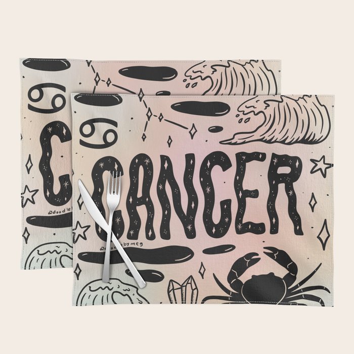 Celestial Cancer Placemat Gallery Image 1