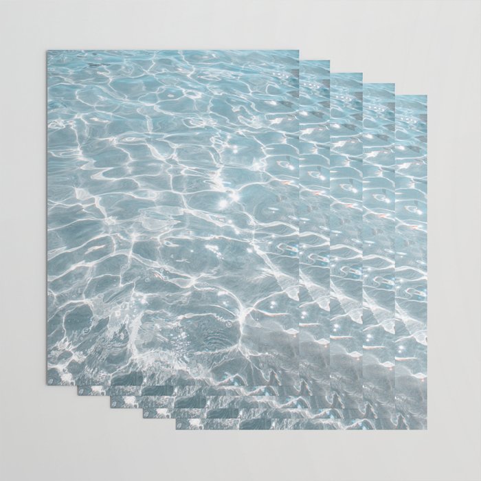 Crystal Clear Blue Water Photo Art Print | Crete Island Summer Holiday | Greece Travel Photography Wrapping Paper Gallery Image 3