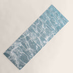 Crystal Clear Blue Water Photo Art Print | Crete Island Summer Holiday | Greece Travel Photography Yoga Mat Gallery Image 1