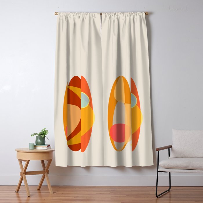 Surf & Boomerang Window Curtain Gallery Image 1