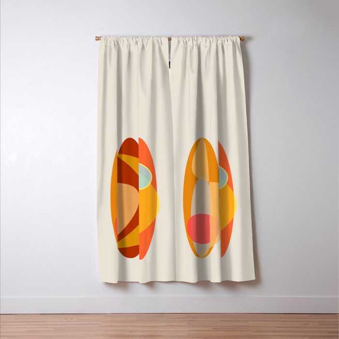 Surf & Boomerang Window Curtain Gallery Image 3