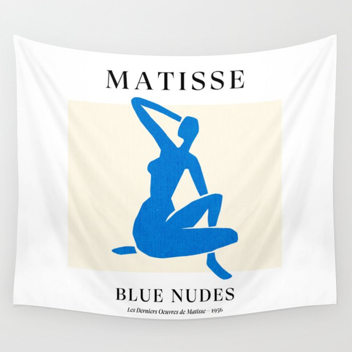 Nude III | Henri Matisse Blue Nude Series Wall Tapestry Gallery Image 4