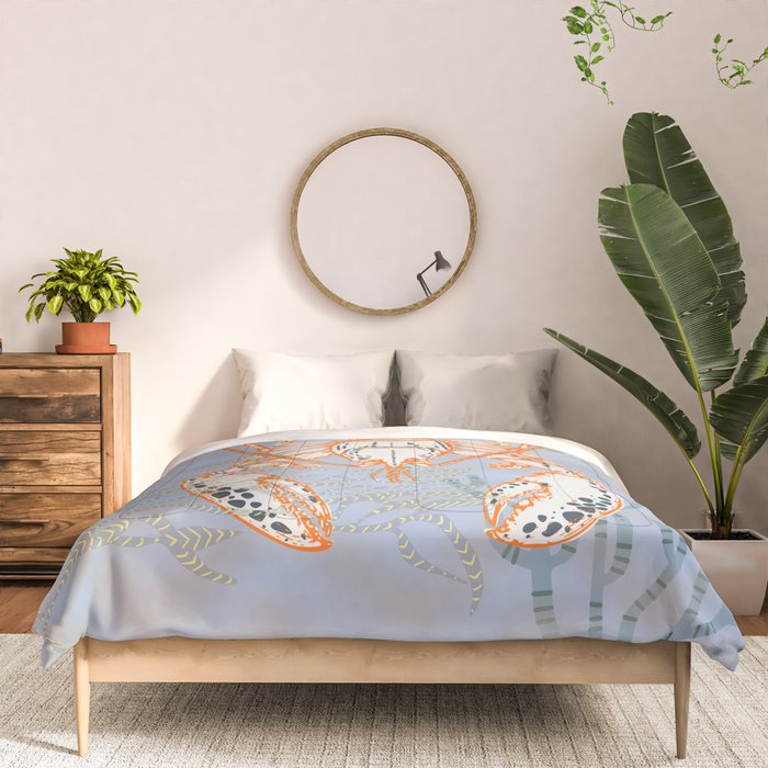 Sea life lobster Neptune's joy Comforter Gallery Image 3