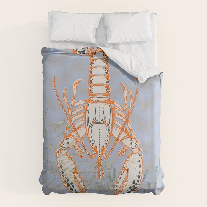 Sea life lobster Neptune's joy Duvet Cover Gallery Image 1